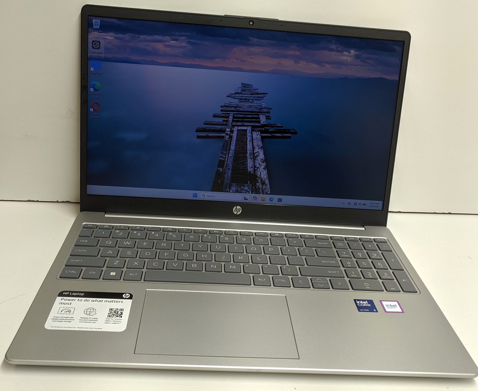 HP 15-FD1065OD 15.6in Laptop, Intel Core Ultra 5 125H, 8GB, 512 GB SSD