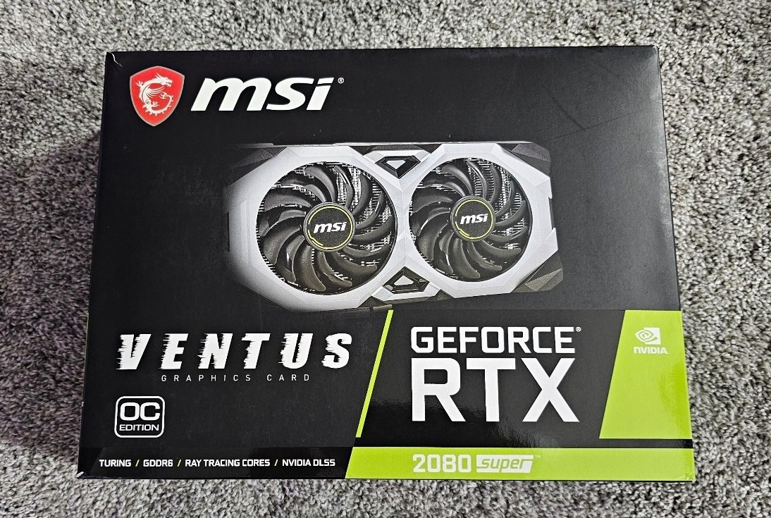 MSI Ventus GeForce RTX 2080 SUPER OC Edition GDDR6 Graphics Card
