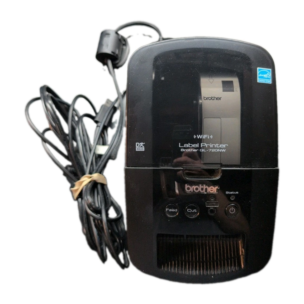 Brother QL-720NW Label Thermal Printer Wifi W/Power Cord/USB Extra Label Tested 
