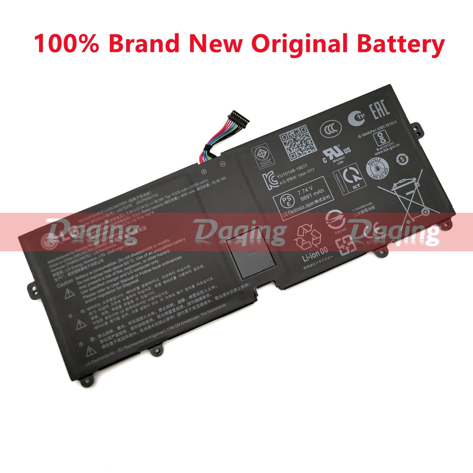 New Original LBV7227E Battery for LG gram 15Z90N 17Z90N 16ZD90P 16Z90P 17Z90P