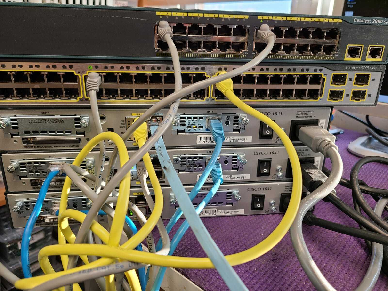 BEST Economical Cisco CCENT, CCNA & CCNP LAB KIT IOS 15 with THREE SITE Routers 