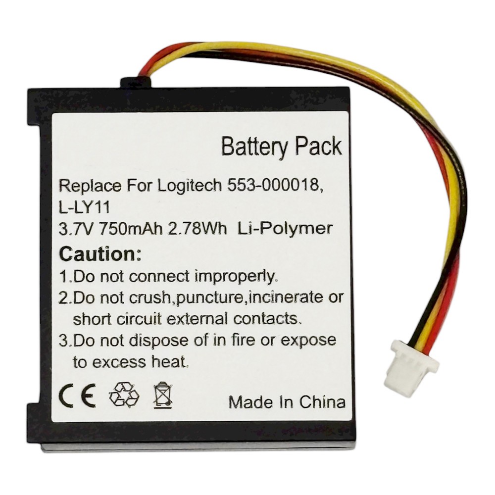 750mAh L-LY11 Battery 4 Logitech MX Revolution Laser Mouse F12440097 533-000018
