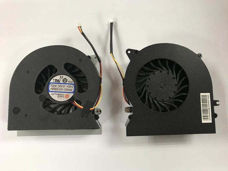  New MSI 16L1 16L2 GT62 GT62VR CPU Fan AAVID THERMALLOY PABD19735BM 12VDC -N322