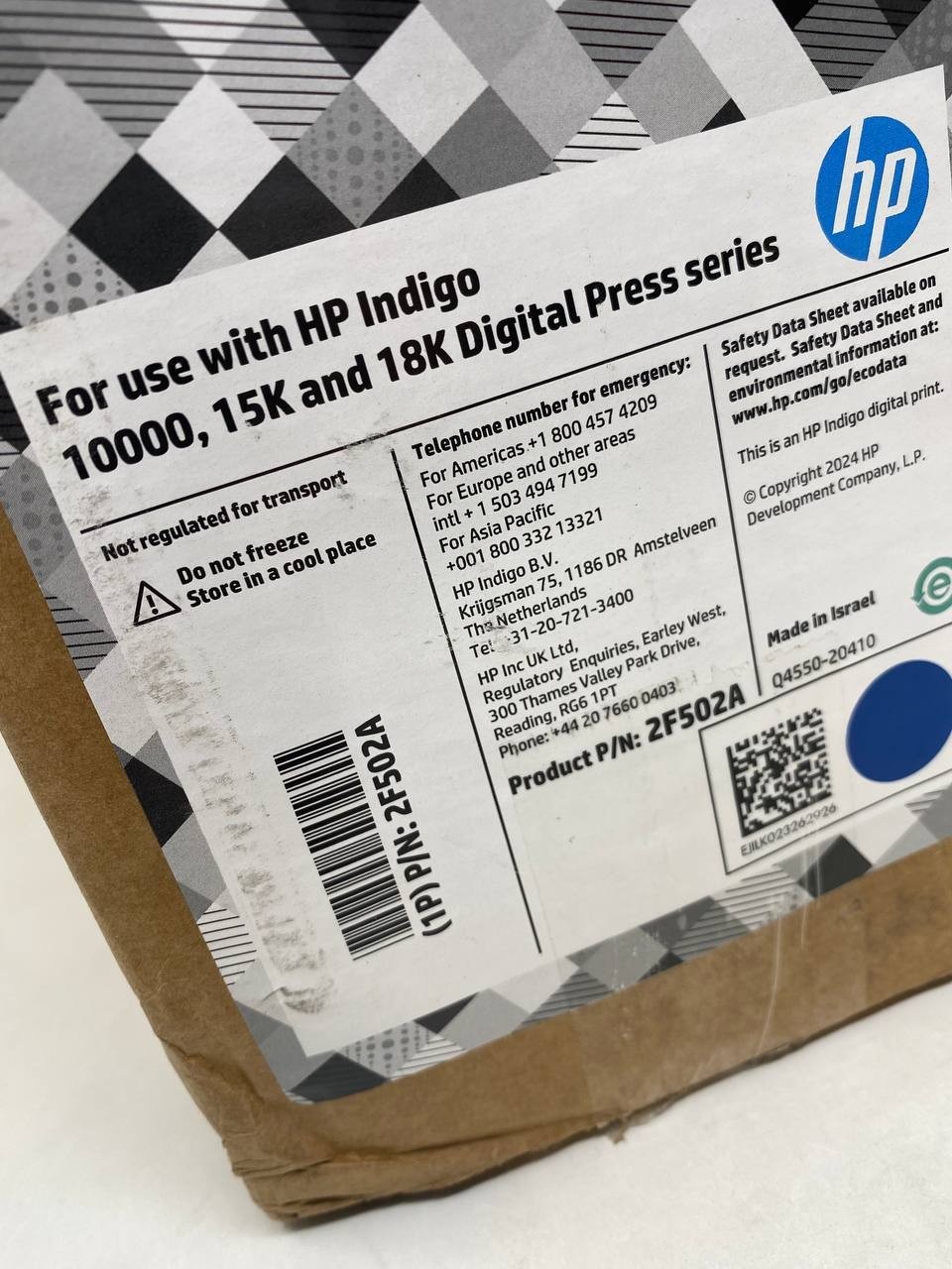 Genuine HP Indigo Electroink Black 10000 15k 18k digital press series