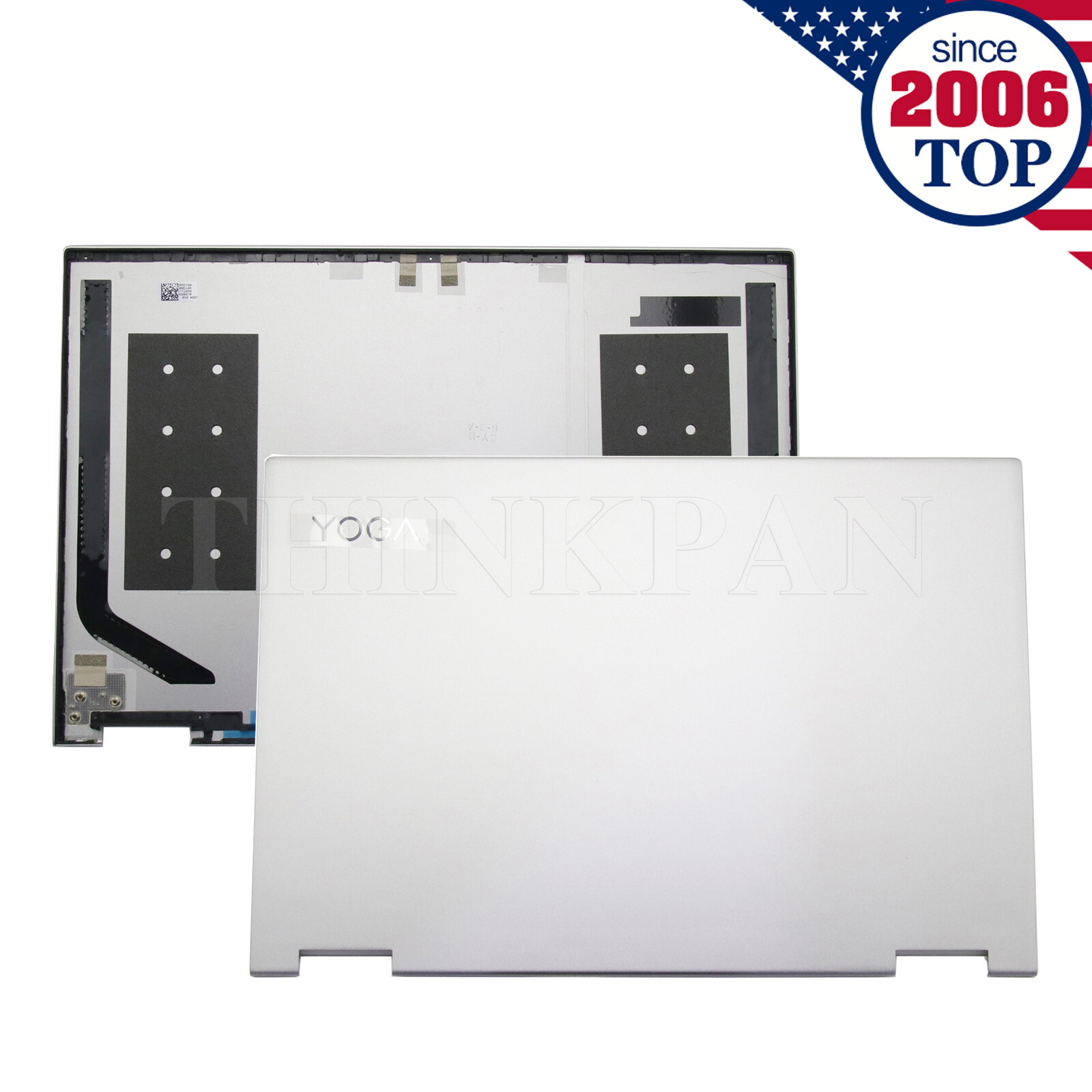 New Sliver/Blue LCD Back Cover Lid For Lenovo Yoga 730-15 81CU 730-15IKB 15IWL