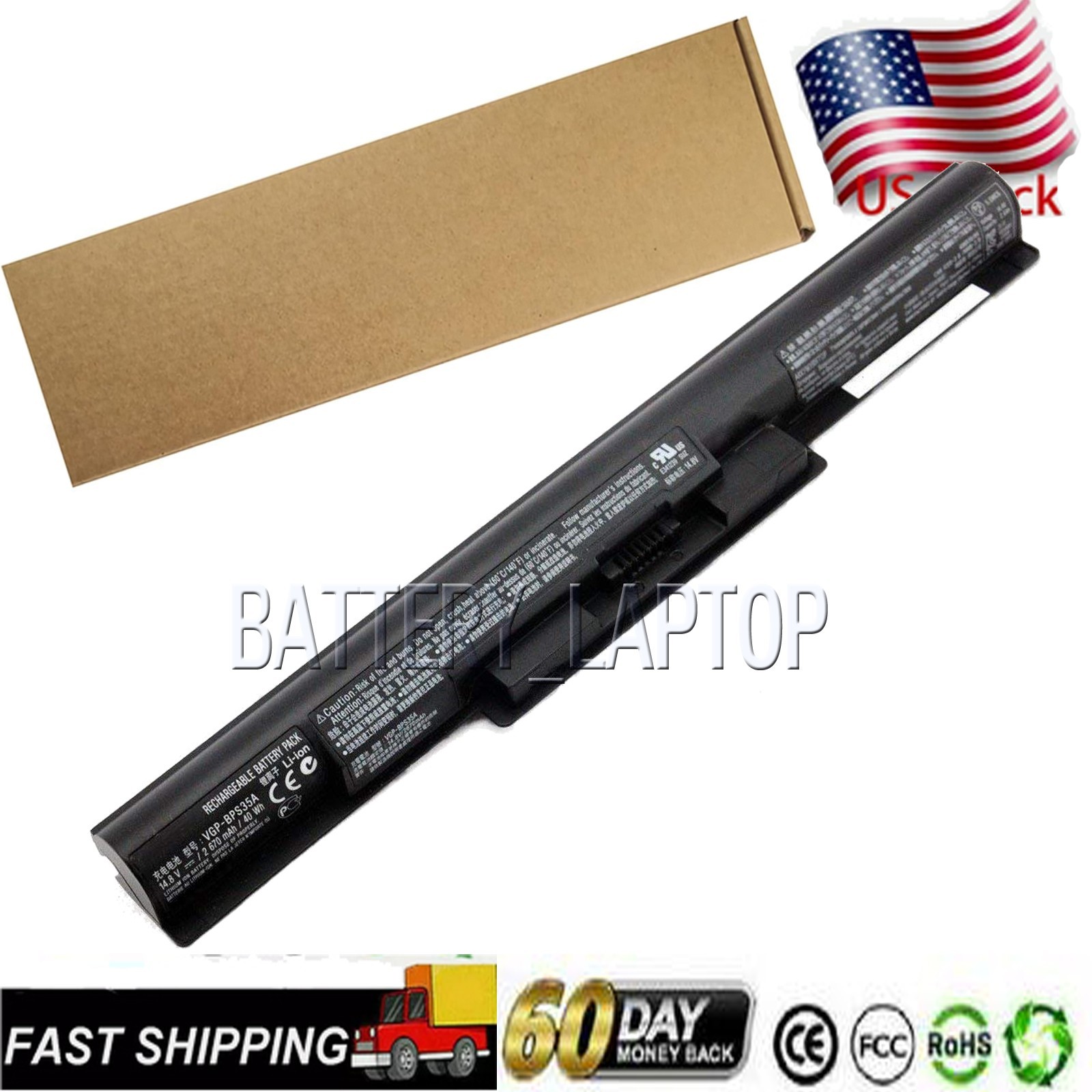High Quality VGP-BPS35A Battery for Sony Vaio 14E 15E Series SVF153 SVF152C29M