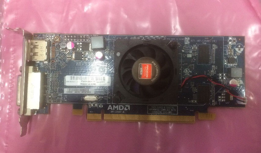 HP 697247-001 AMD RADEON HD7450 GRAPHICS VIDEO CARD DISPLAYPORT