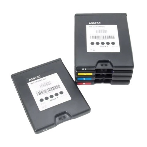 5PC AS970C NEW COMPATIBLE For INK CARTRIDGE For NEOPOST HASLER RENA AS-970C