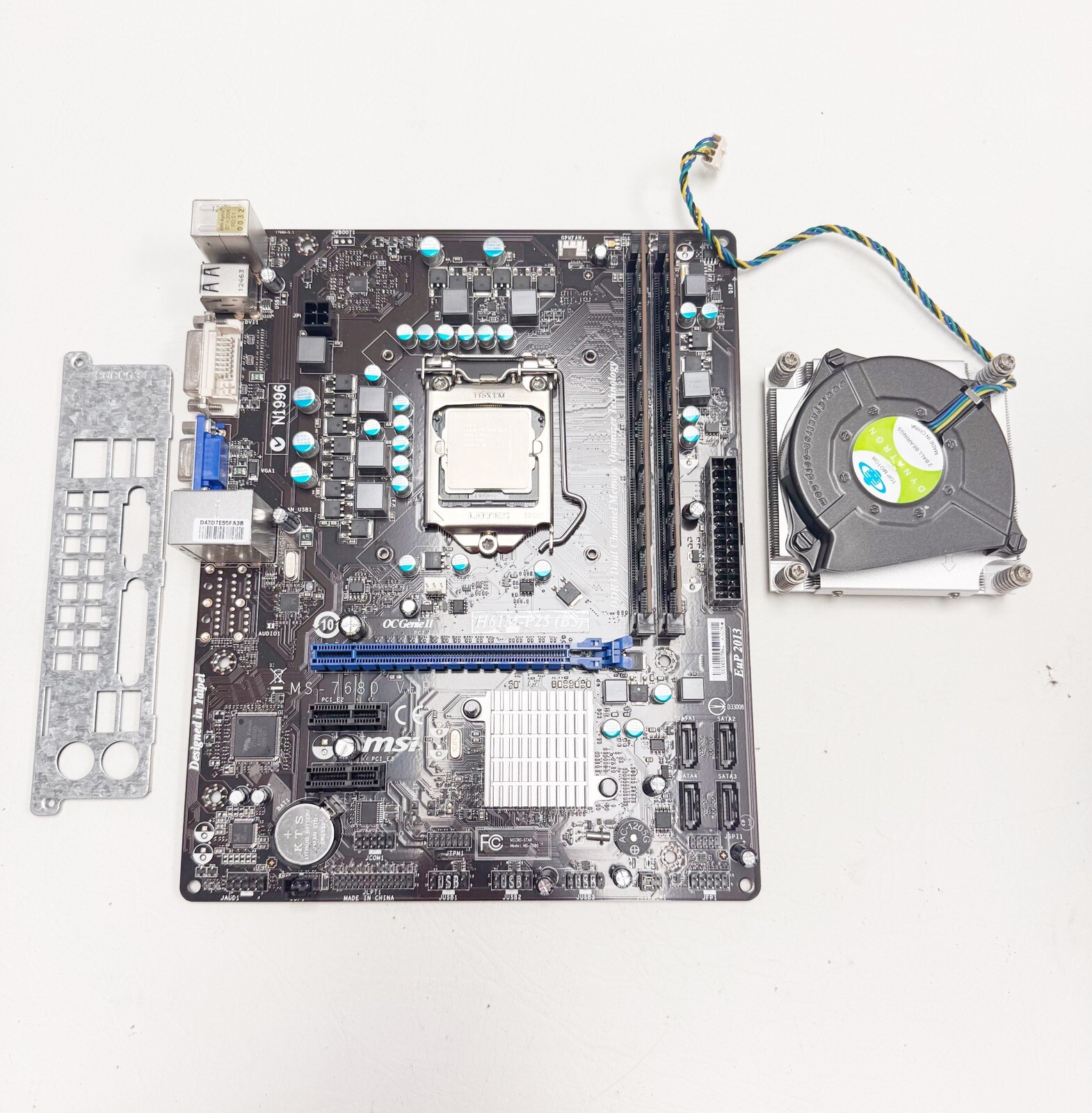 MSI H61M-P25 (B3) Socket LGA 1155 DDR3 Micro ATX Motherboard 4GB Ram