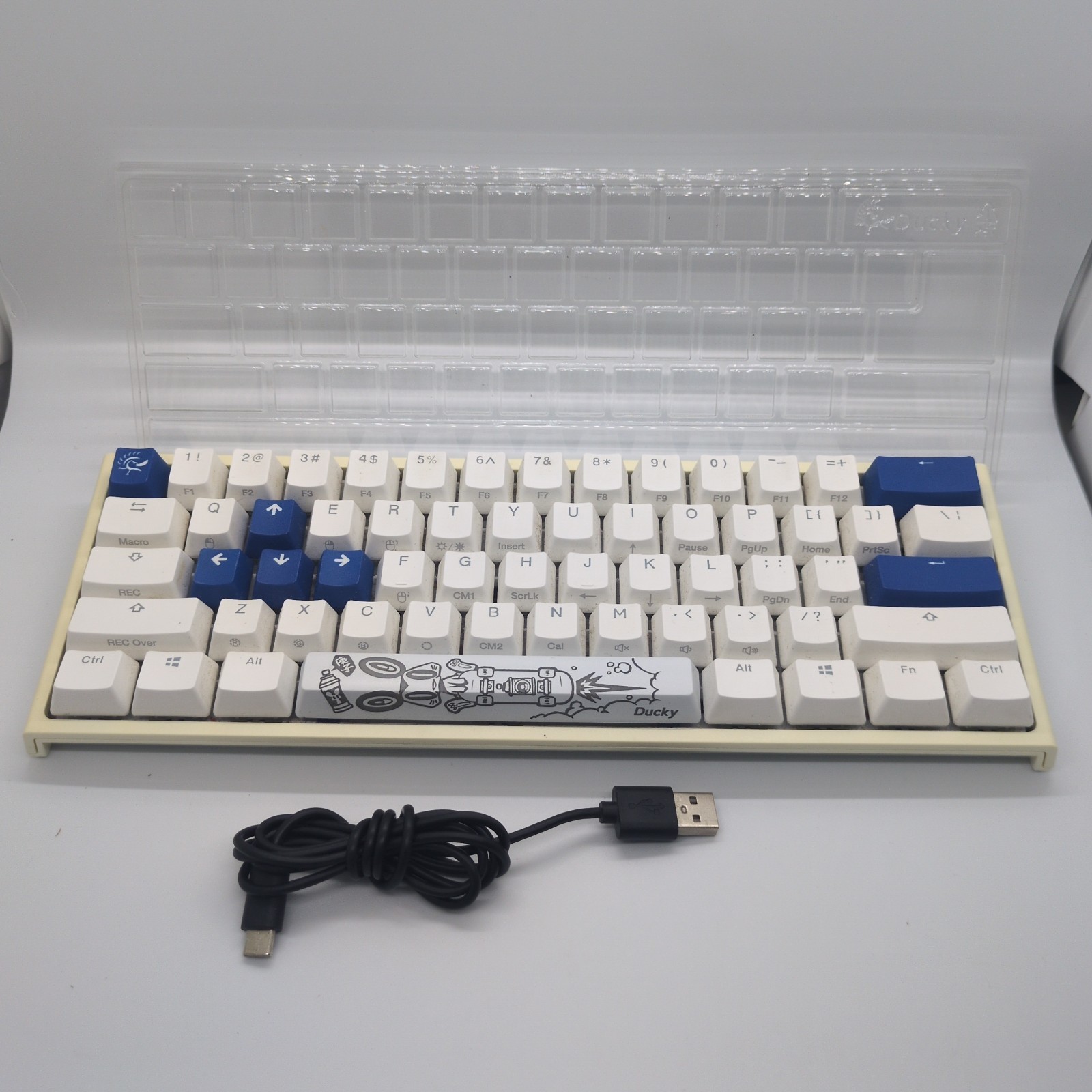 Ducky One 2 Mini V2 RGB LED 60 Double Shot PBT Mechanical Keyboard & Key Cover 