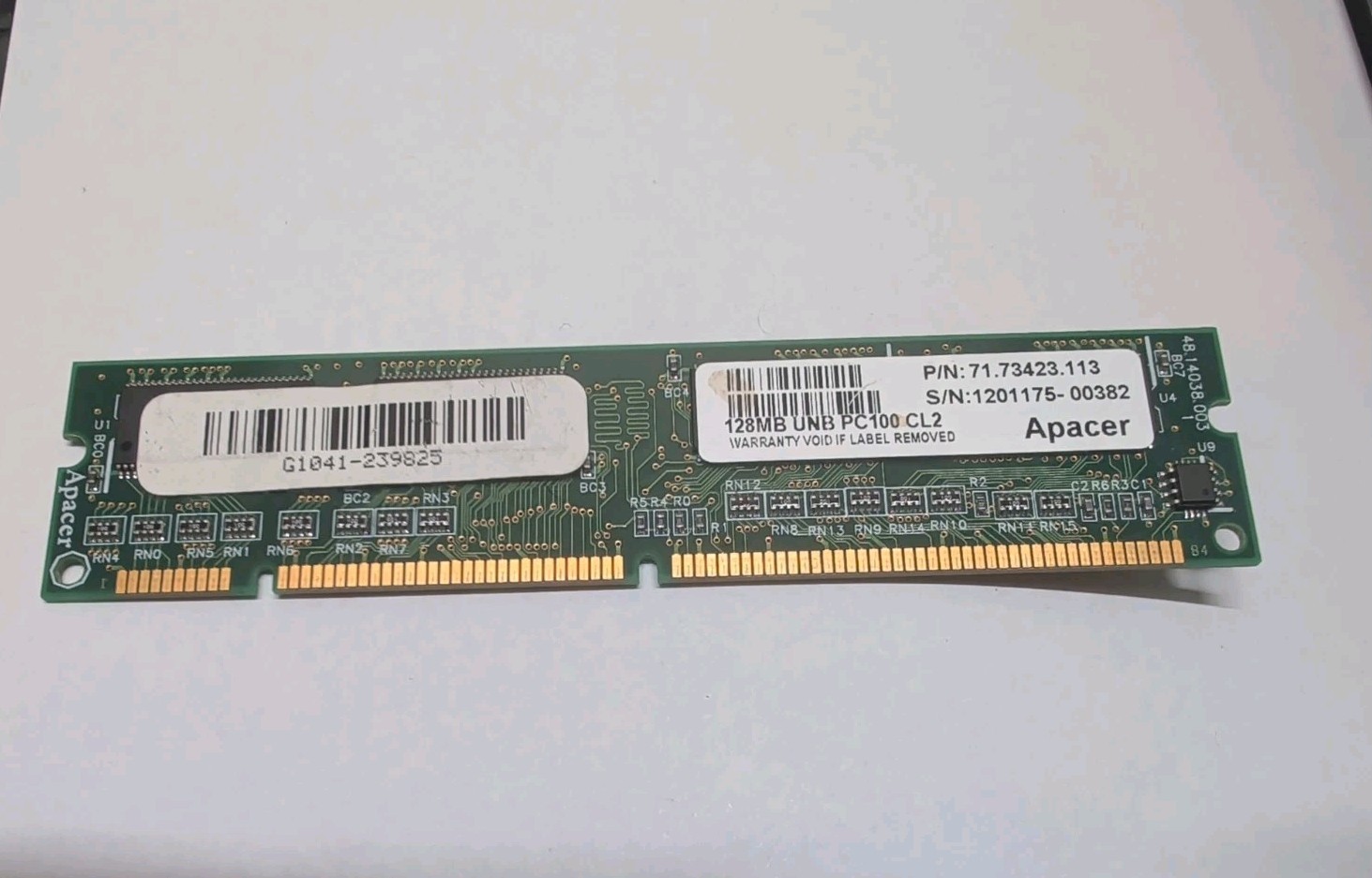 Apacer 128mb Unb Pc100cl2