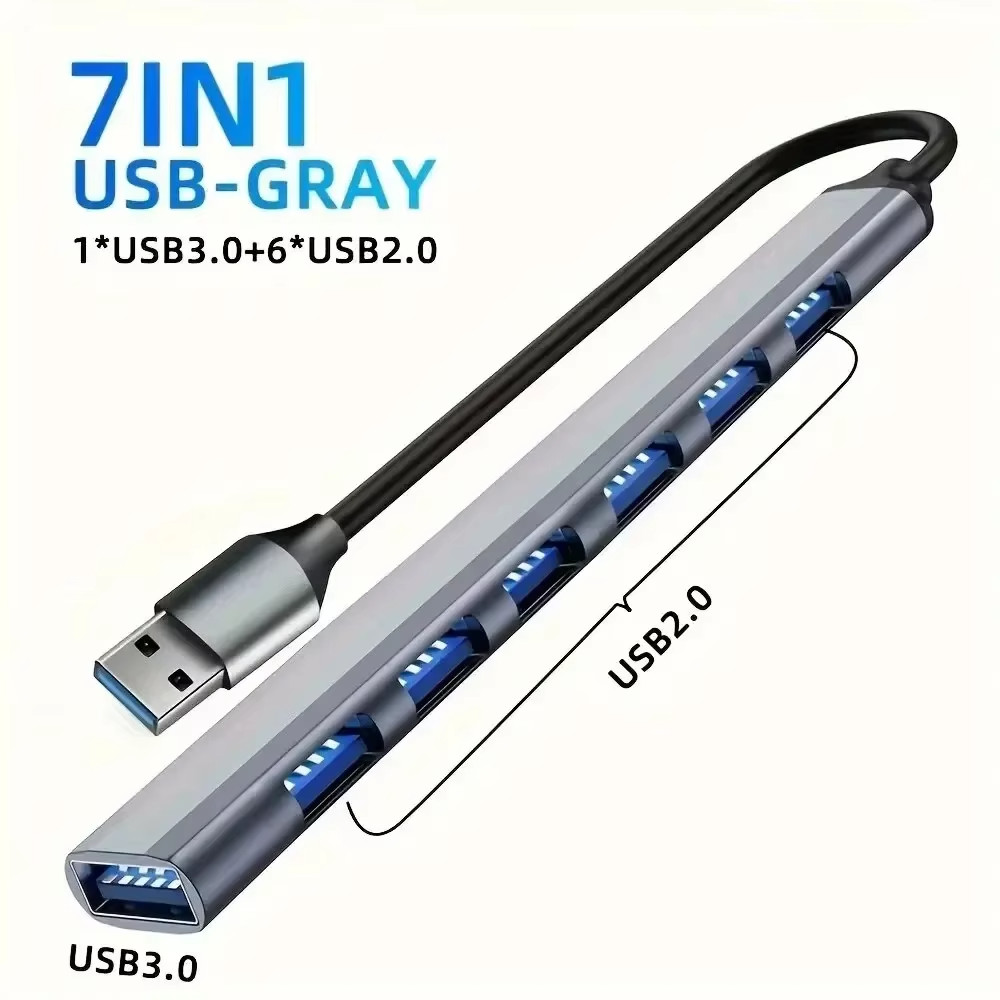 8 in 1 USB C Hub HDMI 4K RJ45 Ethernet SD TF PD Charge USB Adapter Dock