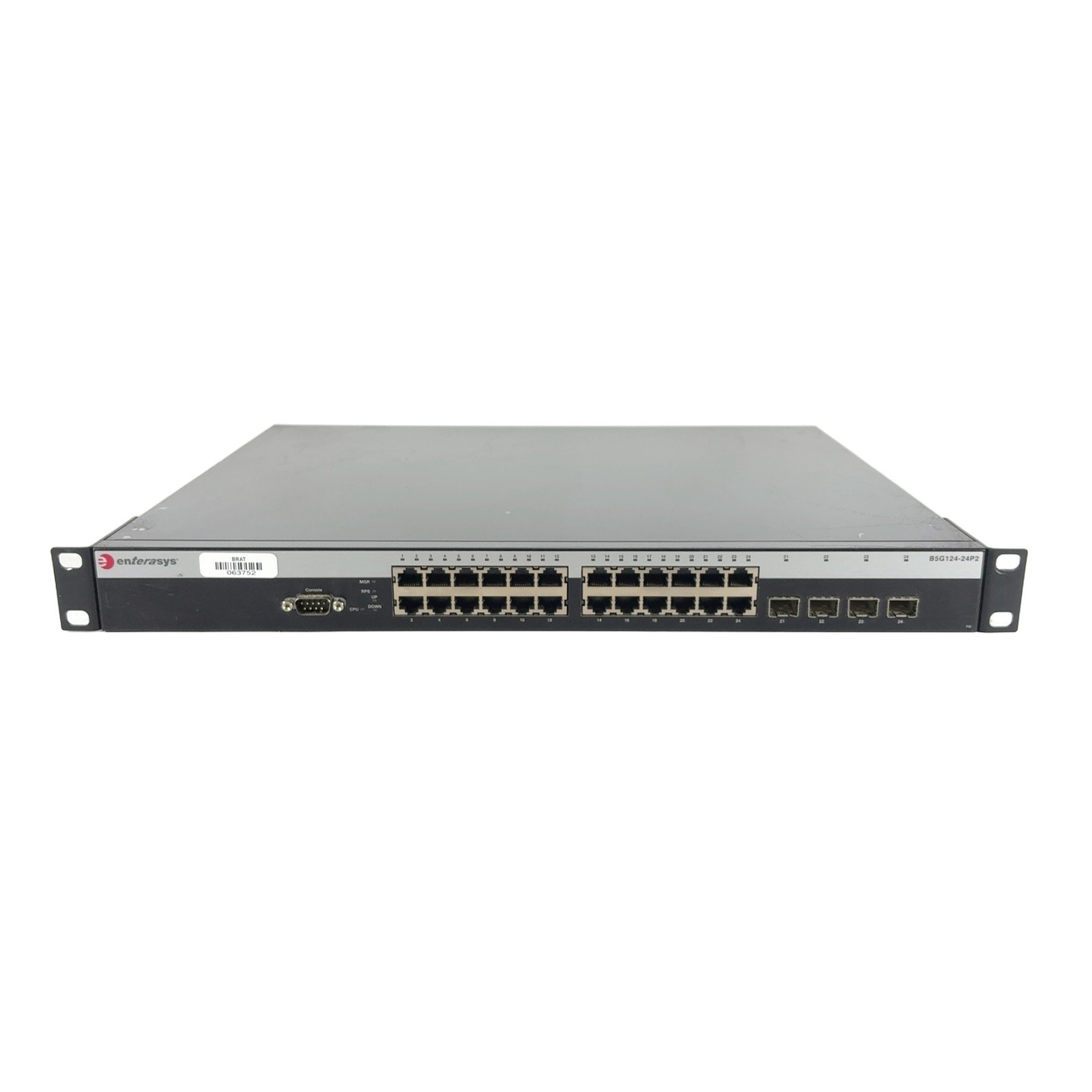 Enterasys B5G124-24P2-G 24-Port Gigabit PoE+ Managed Switch 375W 4x SFP