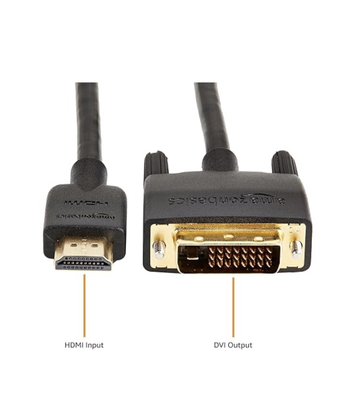(36-Pack) Amazon Basics 6ft HDMI to DVI Adapter Cable 1080P HL-007347 Black