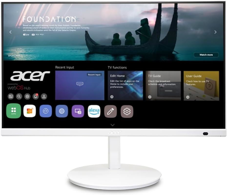Acer CS242Y 23.8” IPS Full HD Smart Monitor 60Hz 14ms Refurbished