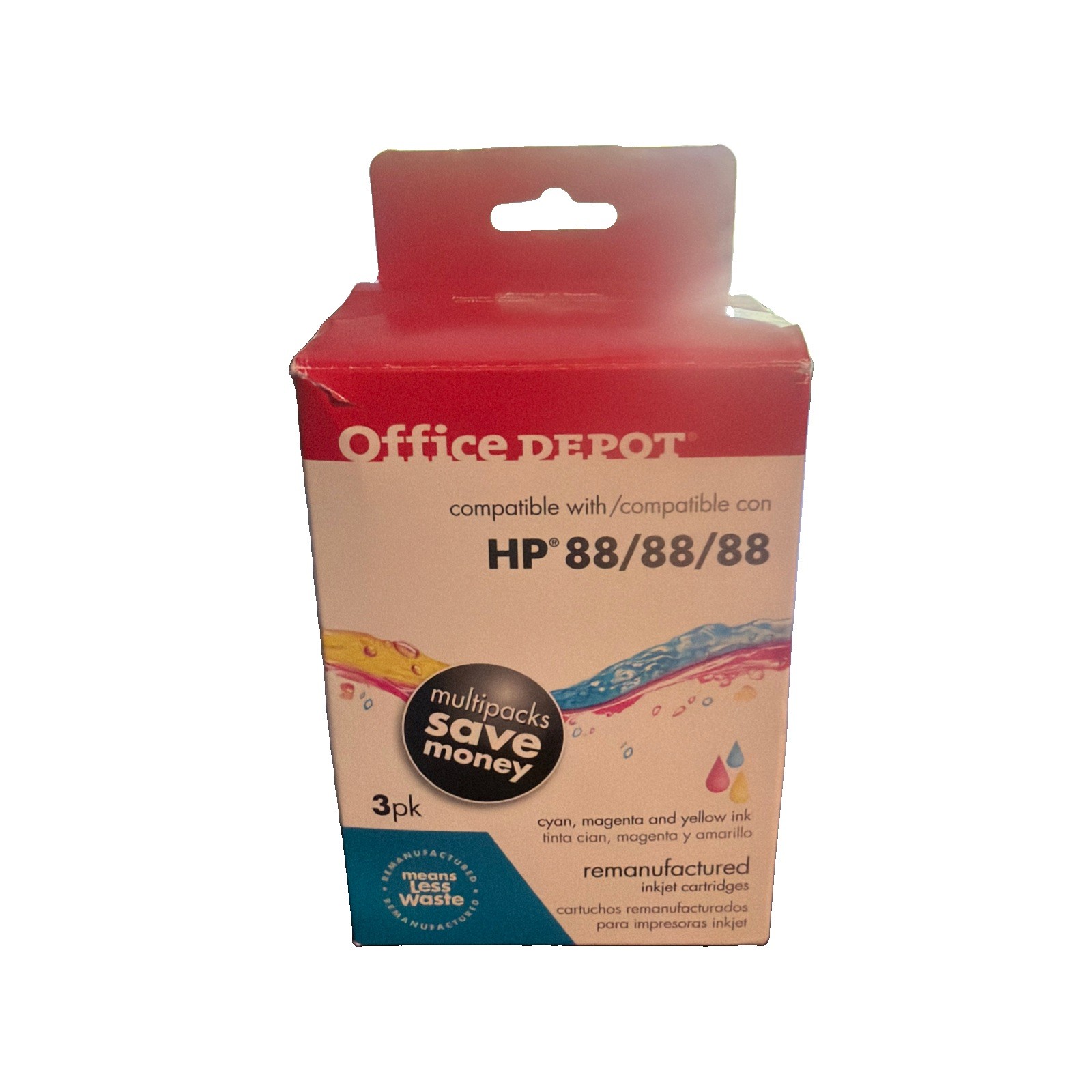 Office Depot Multi Value Cyan, Magenta, Yellow Ink Catridge 3 Pack