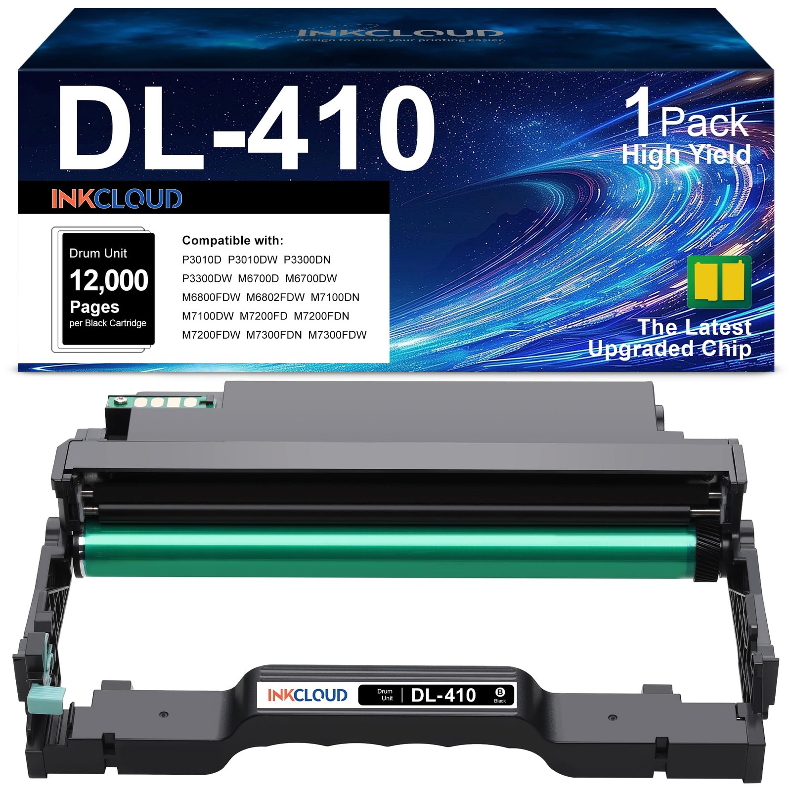 DL-410 Drum Unit Compatible with Pantum DL-410 Drum Unit, Yields up to 12,000