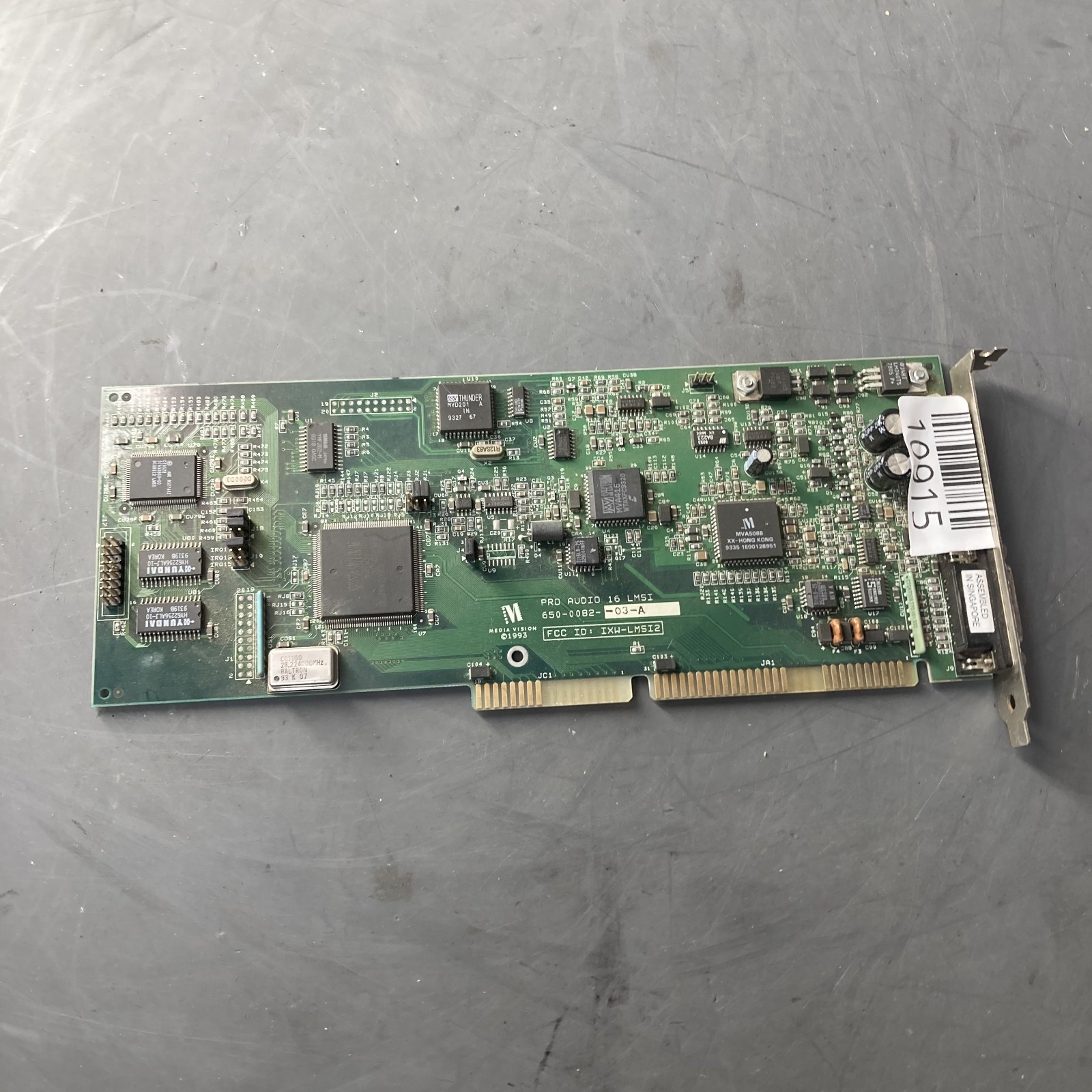 Media Vision Double Fusion LX LMSI (650-0082-03) Sound Card ISA