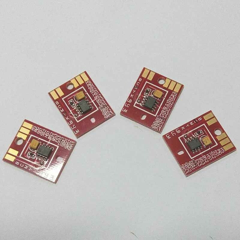 4pcs  Cartridge Permanent Autoset Chip C M Y K 4Color  JV33 CJV30-130 SS21
