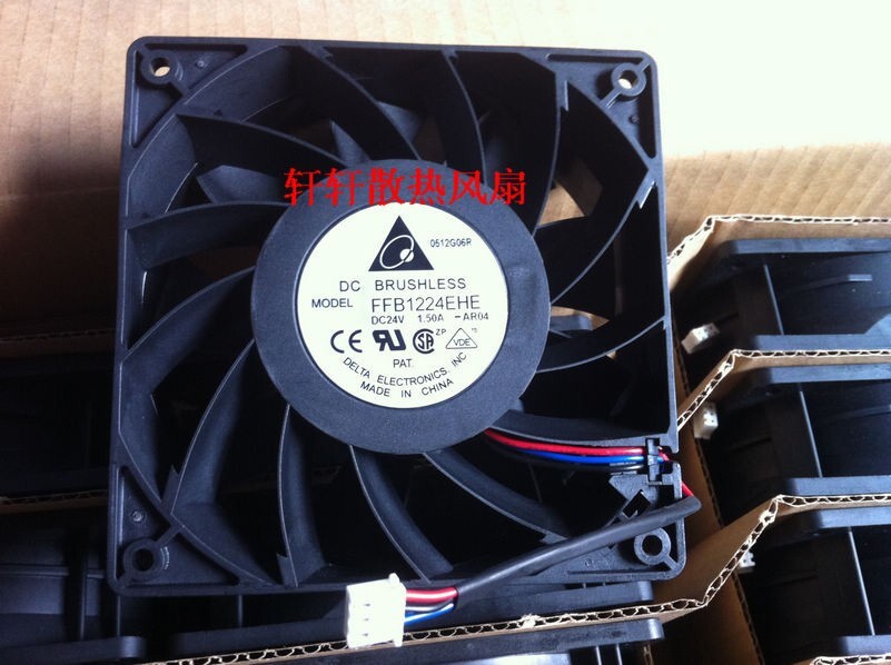 Delta FFB1224EHE 12CM 12038 24V 1.5A large airflow cooling fan