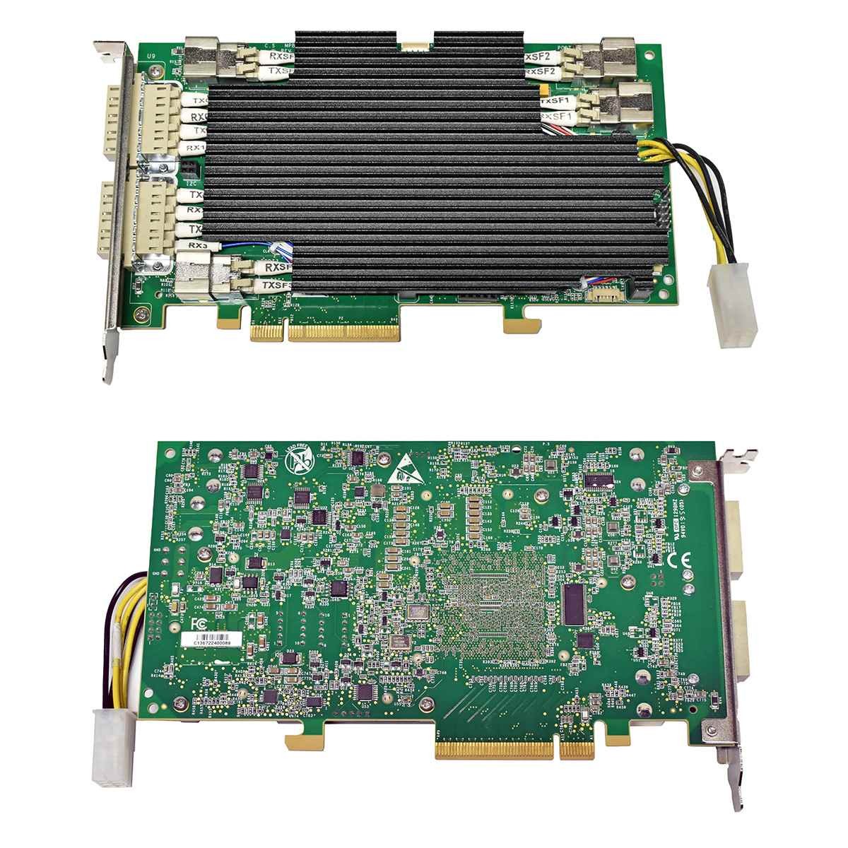 Riverbed Quad Port NIC-1-010G-4SR-BP 410-00191-01 SR Fibre 10G PCIe x8
