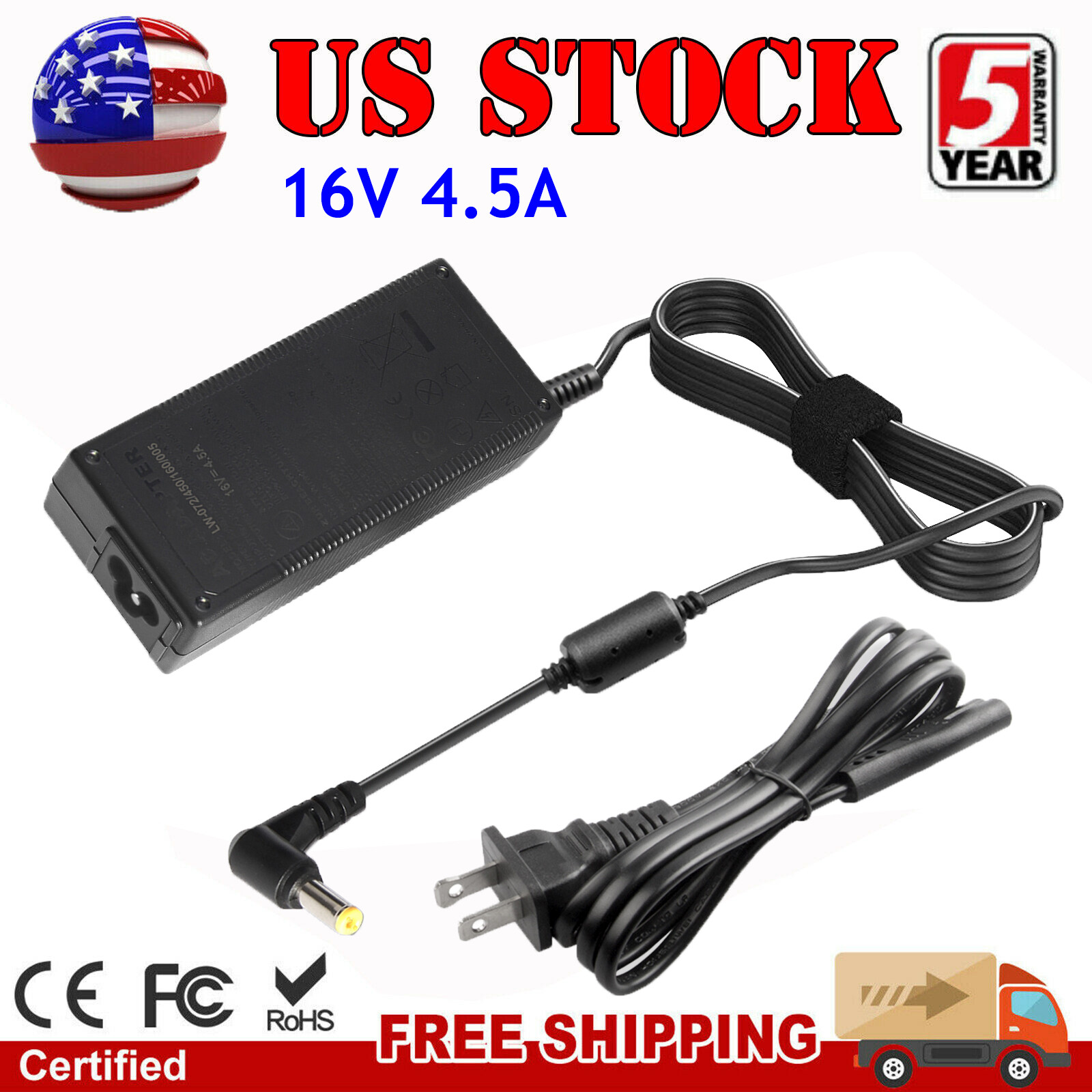 16V AC Adapter Charger Power Supply For Philips Magnavox 15MF605T/17 15" LCD TV