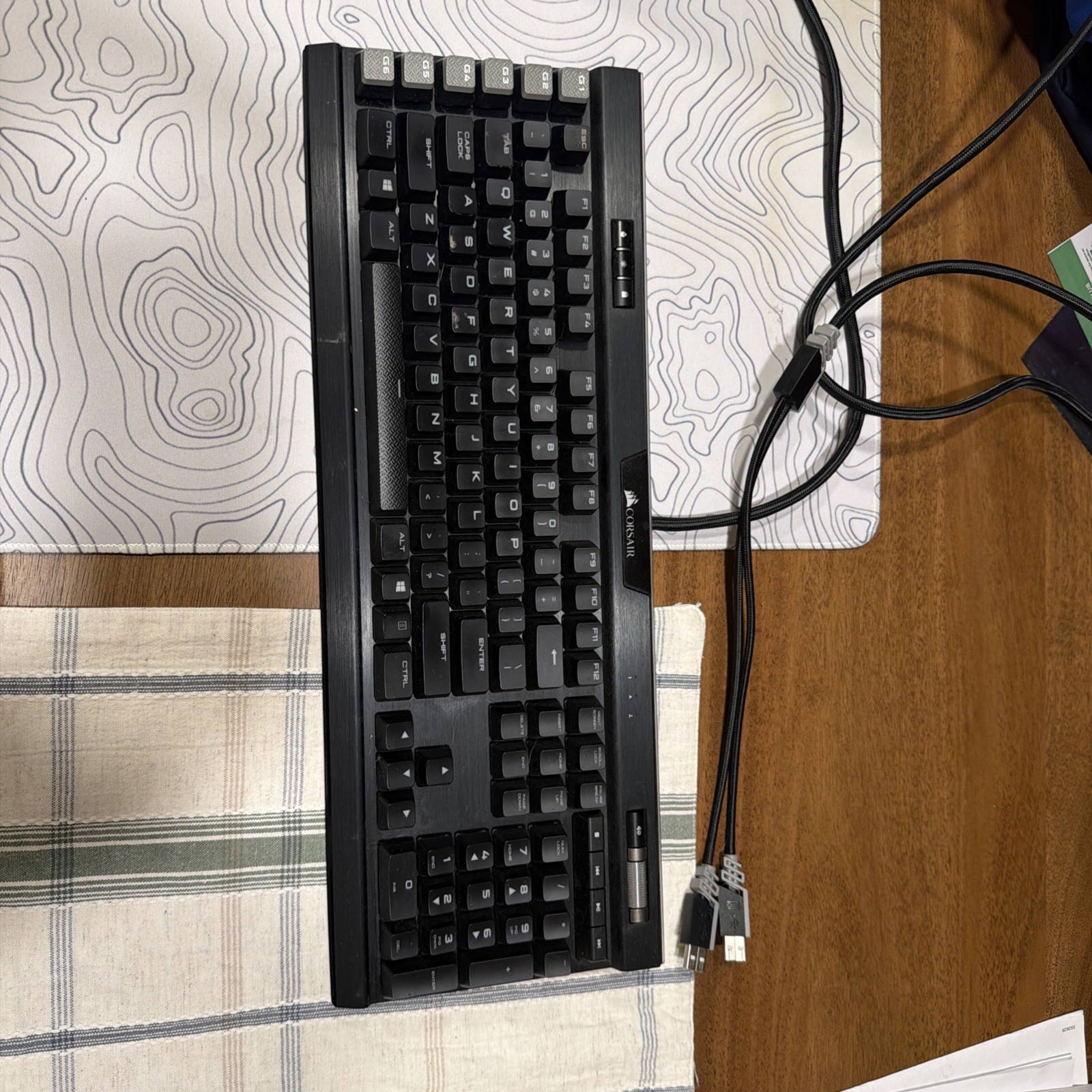 Corsair K95 RGB Platinum Mechanical Keyboard (Cherry MX Brown) w/ Media Controls