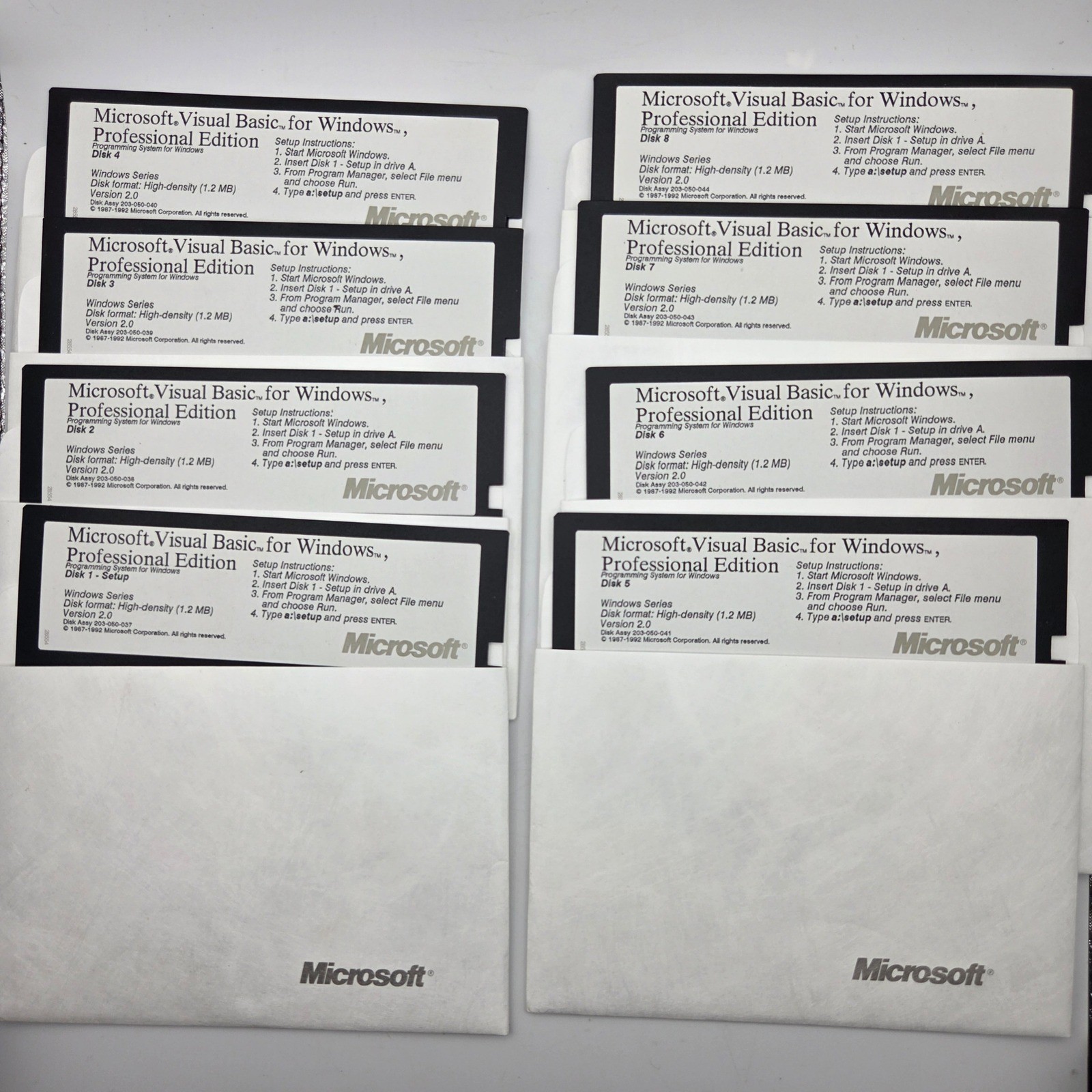 Microsoft Visual Basic for Windows Professional Edition Version 2.0 Floppy Disks