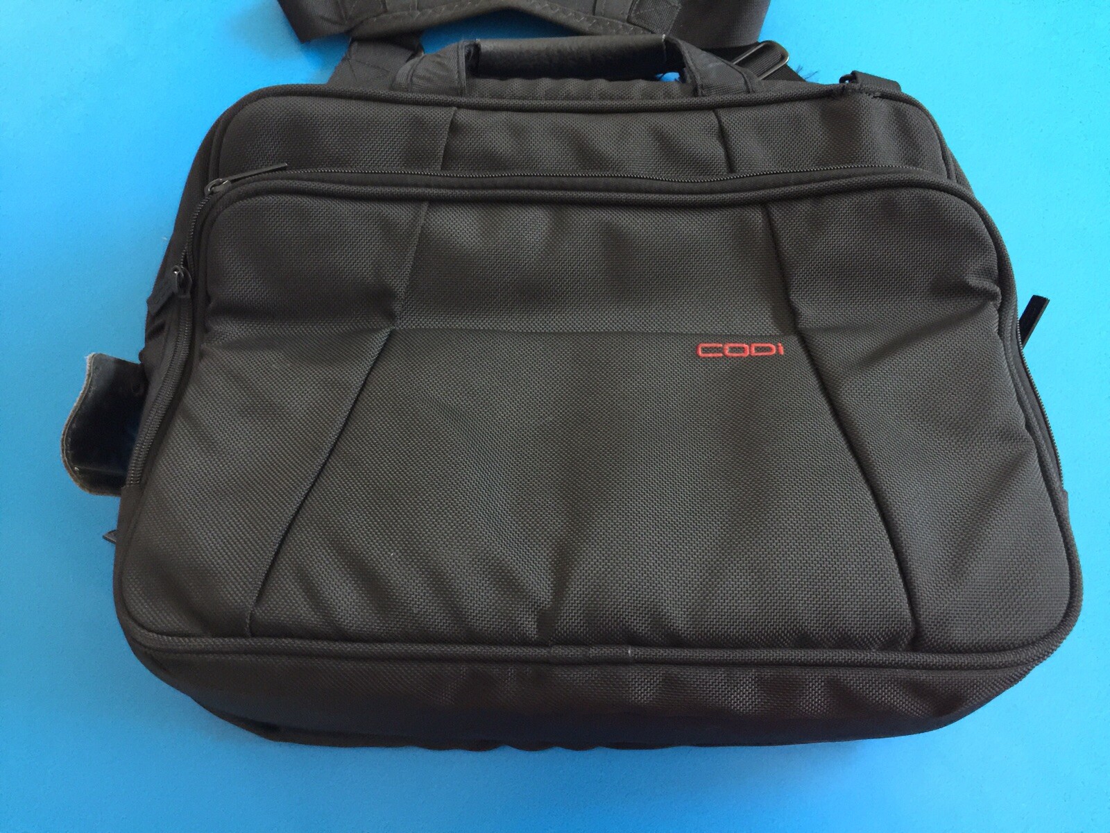 CODI Laptop Computer Bag Briefcase (Pre-Owned Black Padded Ballistic Nylon)