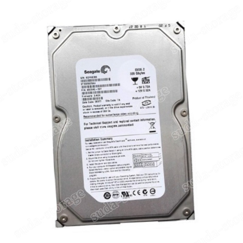 1PCS New Seagate 320GB ST3320620AV 7200RPM IDE 3.5" PC CCTV VCR HDD Hard Disk D