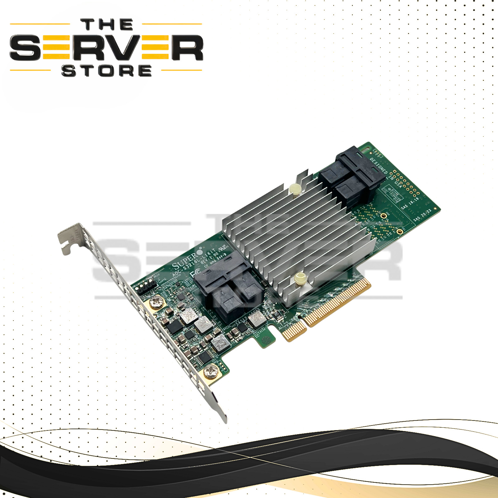 Supermicro 16-Port 12Gb/s SAS3 IT Mode HBA AOC-S3216L-L16iT