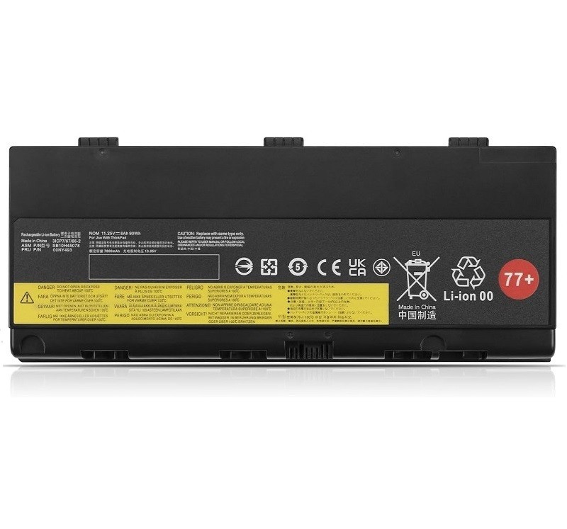 ✅77++ 00NY491 Battery for Lenovo Thinkpad P50 P51 P52 L17L6P51 L17M6P51 00NY490