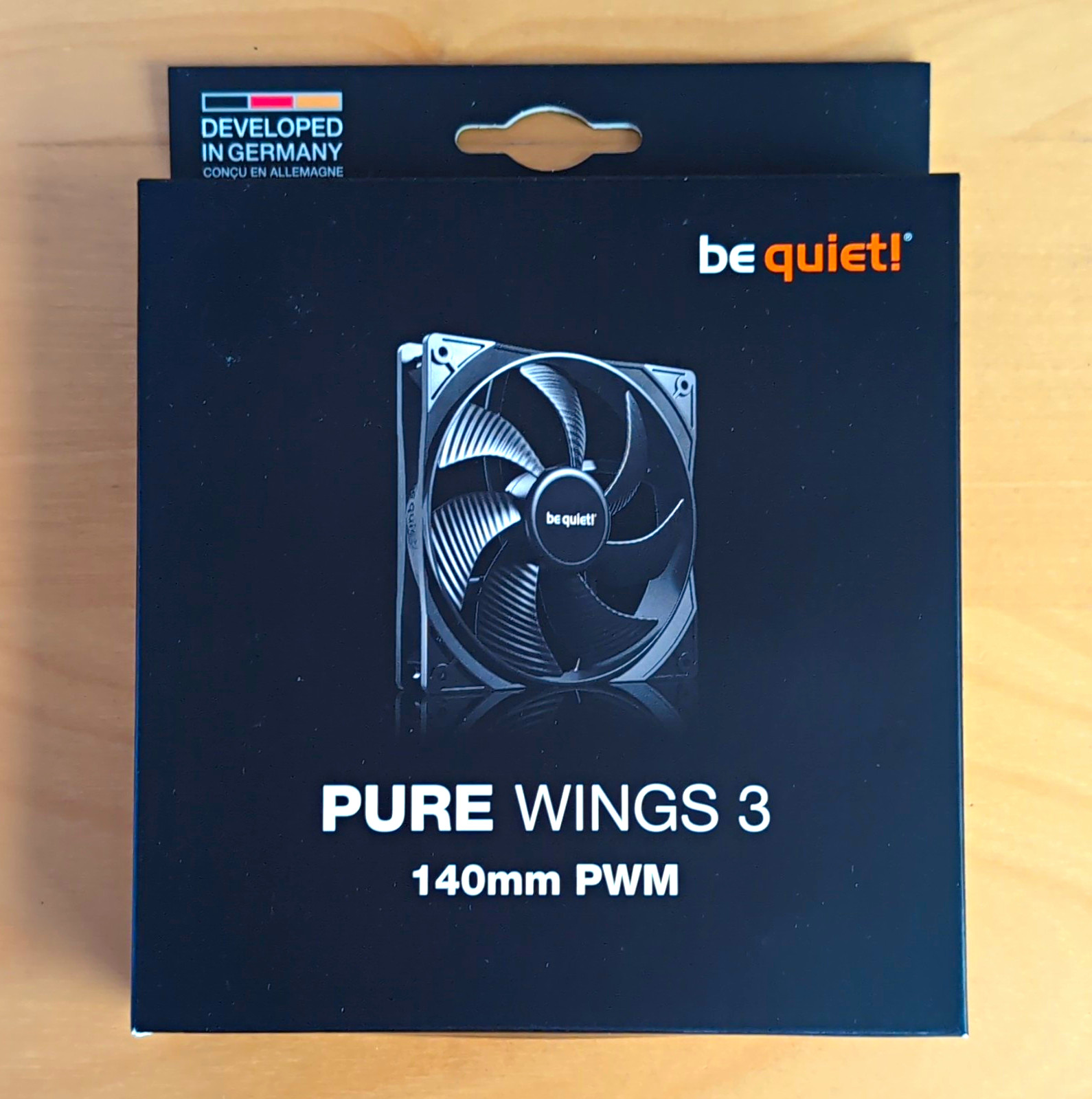 be quiet Pure Wings 3 140mm PWM 4-Pin Case Fan 57.4 CFM 1200RPM BL108