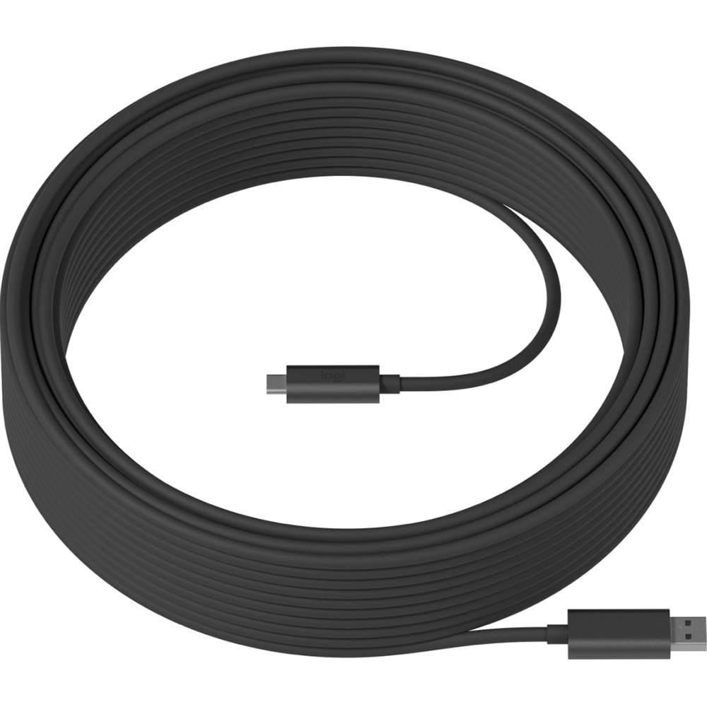 Logitech UC 10 Meter Strong USB Cable in Dark Grey - 939-001799