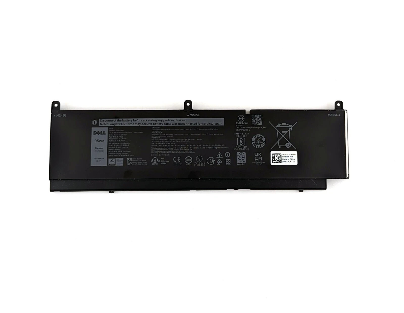 NEW Original PKWVM battery for Dell Precision 7550 7560 7750 7760 P93F P93F002