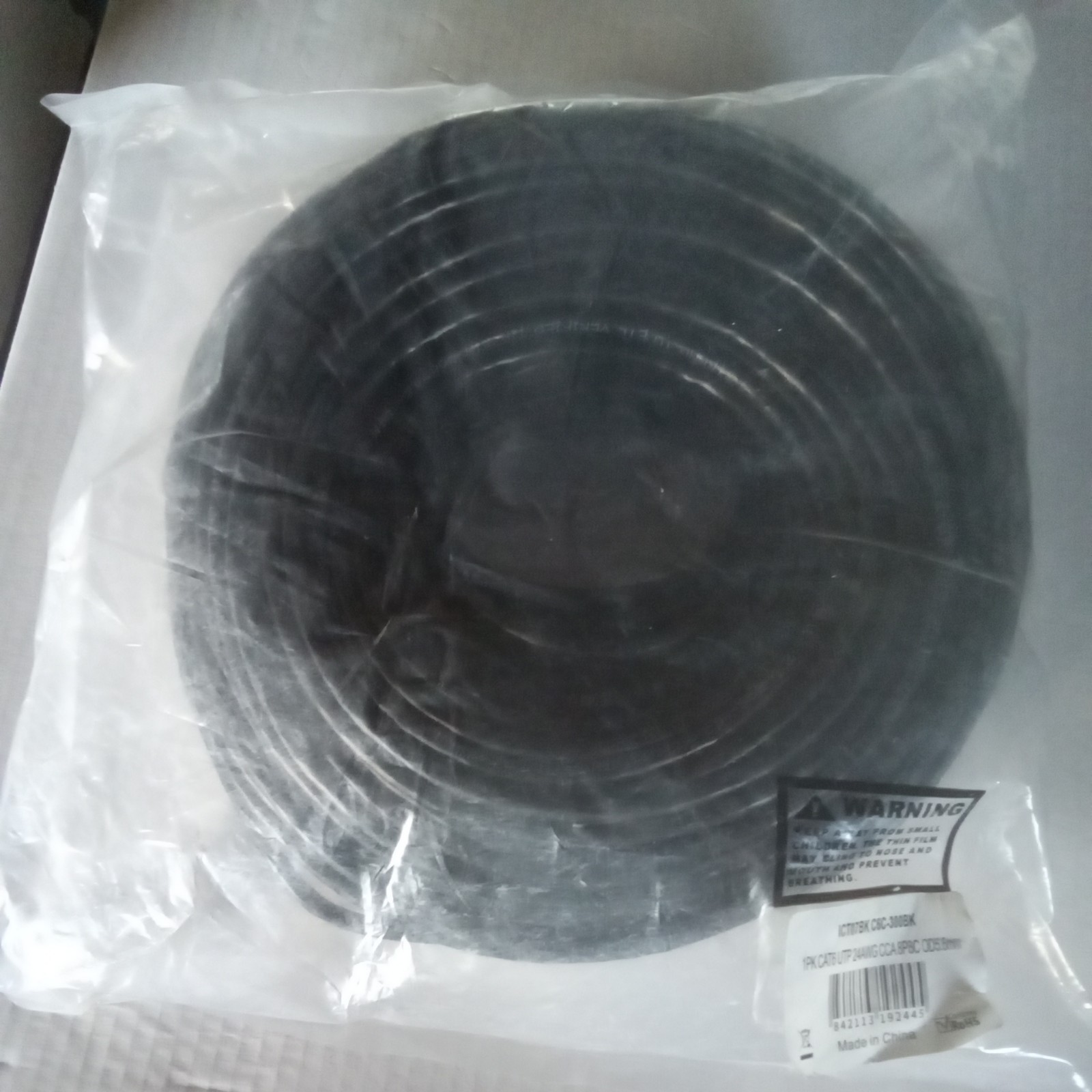 Maximm Cat 6 Ethernet Cable 300 ft - High-Speed LAN Cable, Internet Cable Black