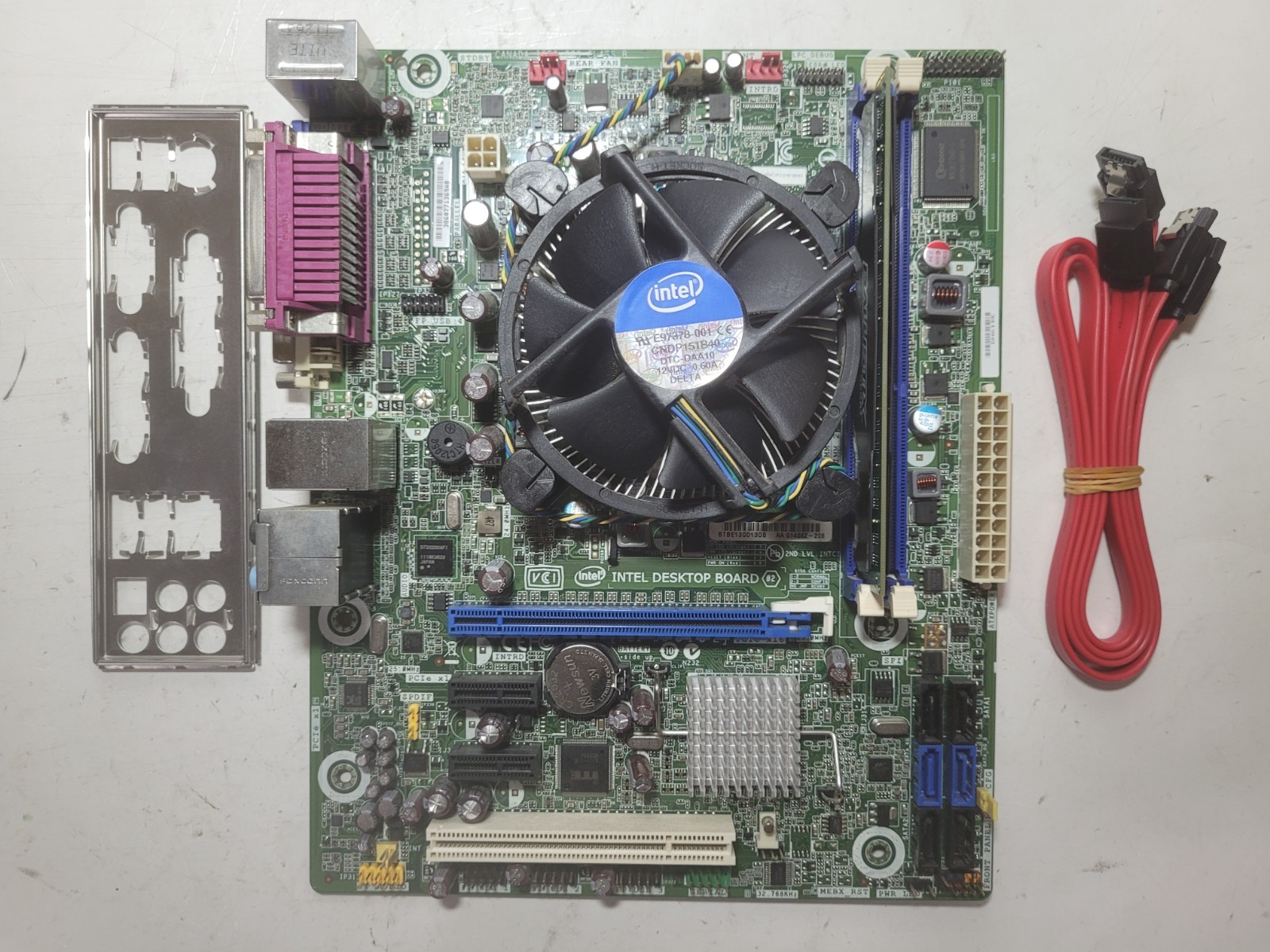 Intel Desktop DH61BE Board Core i5-2500, 4GB RAM, IO Shield #1706