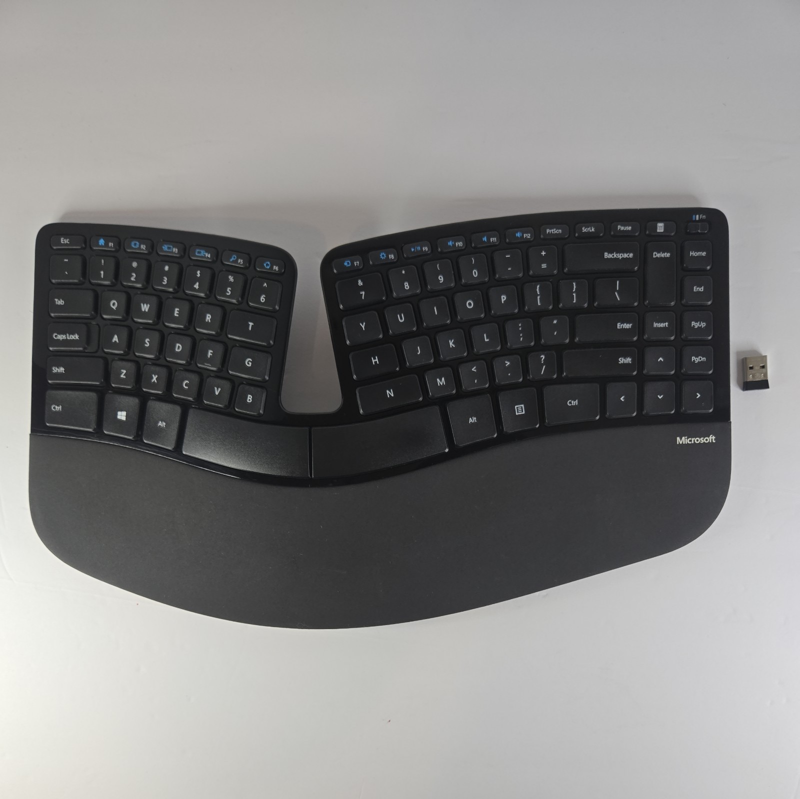 Microsoft Sculpt Ergonomic Wireless 1559 Keyboard and USB Dongle