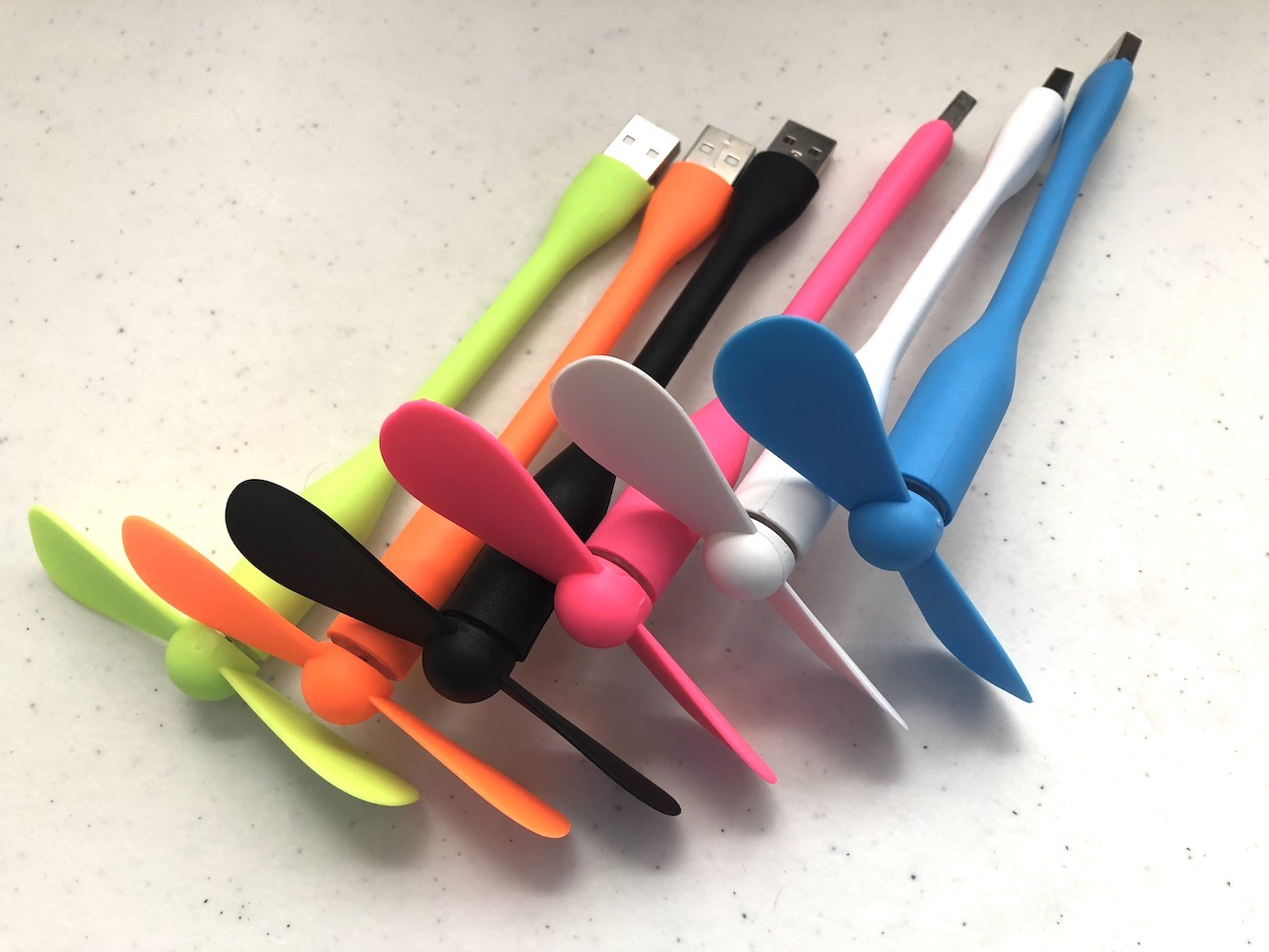 3X COLOR USB POWER AIR COOLING Mini FANS For Travel Laptop Portable Office Desk
