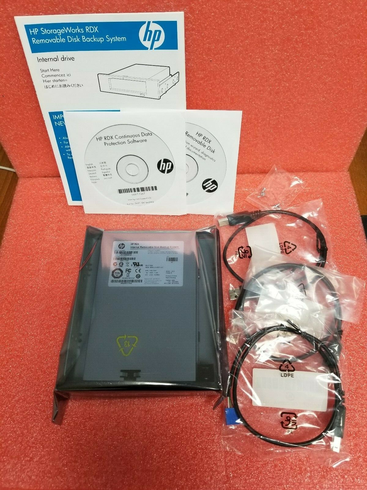 HPE 5697-7353 StorageWorks RDX1000 Internal Removable Disk Backup System 