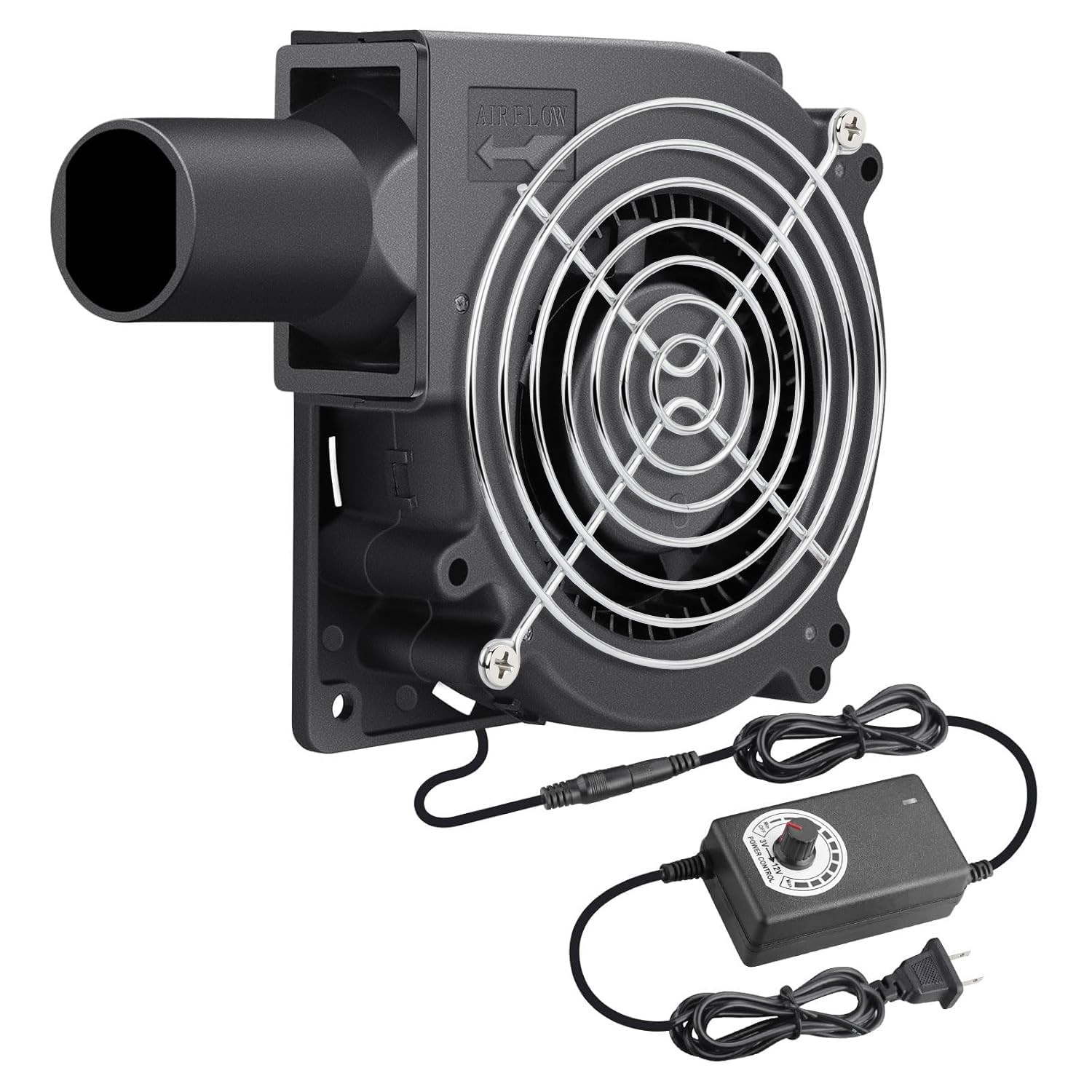 120Mm X 32Mm Small Blower Fan 12V with AC 110V 120V Variable Speed |