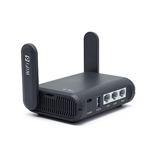 Gl.inet Gl-axt1800(slate Ax) Portable Gigabit Travel Router, Pocket-si