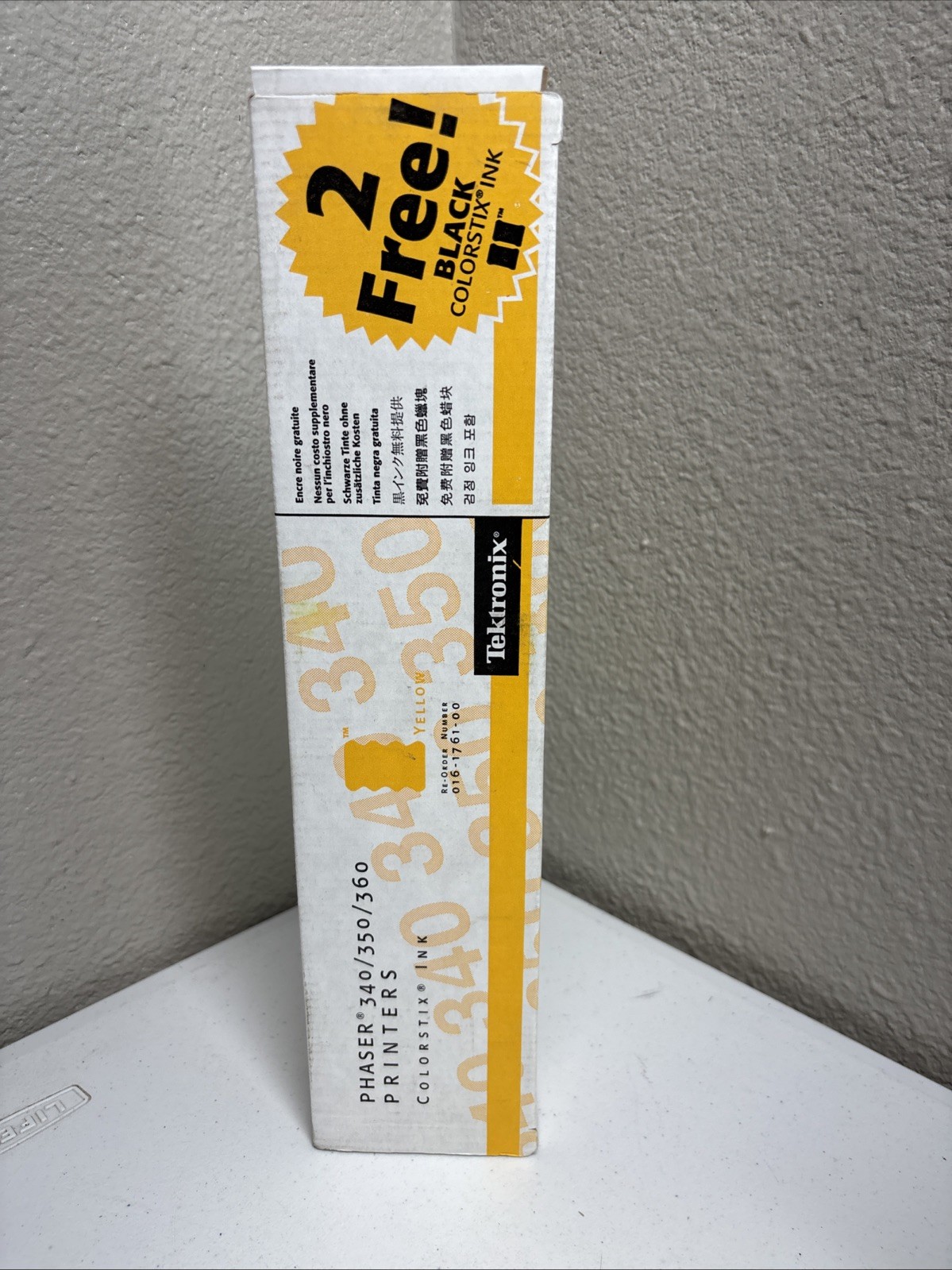 Tektronix 016-1761-00 Colorstix ink 5x yellow 2x black Phaser 340/350/360