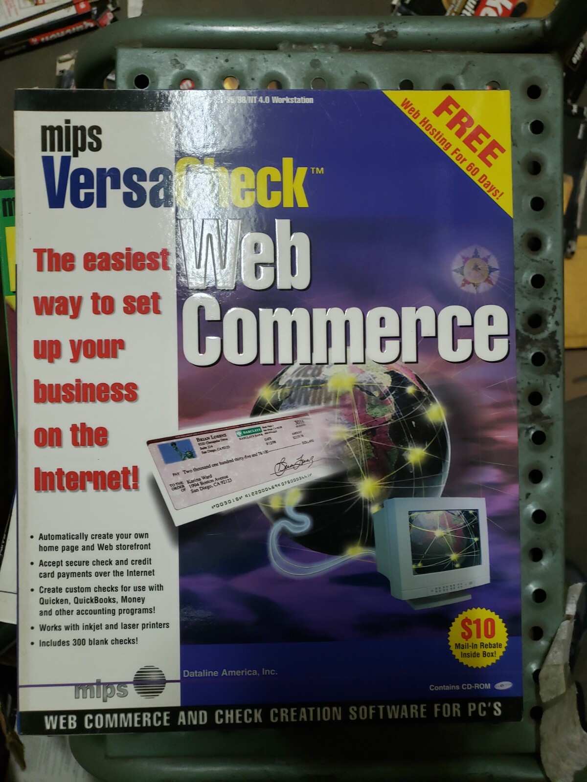 mips VersaCheck Webcommerce Versa Check Printing Includes 300 blank checks New 