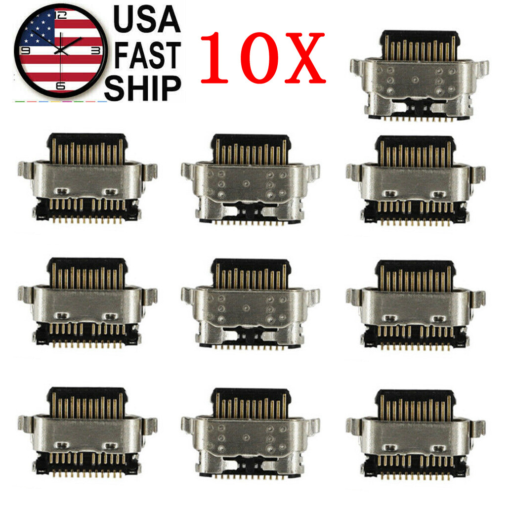 10PCS USB Dock Connector Charger Charging Port For Alcatel 3T10 2020 8094M 8094X