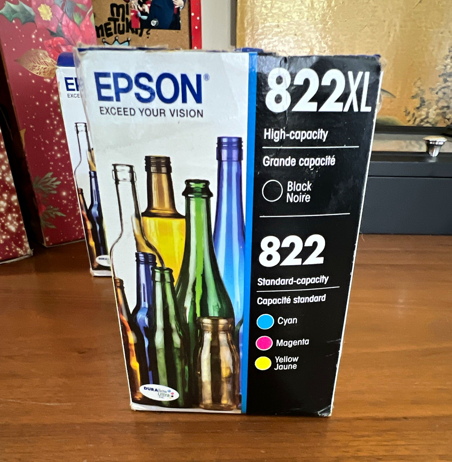 Epson 822XL Inkjet Ink Cartridges - 5 yellow 1 cyan