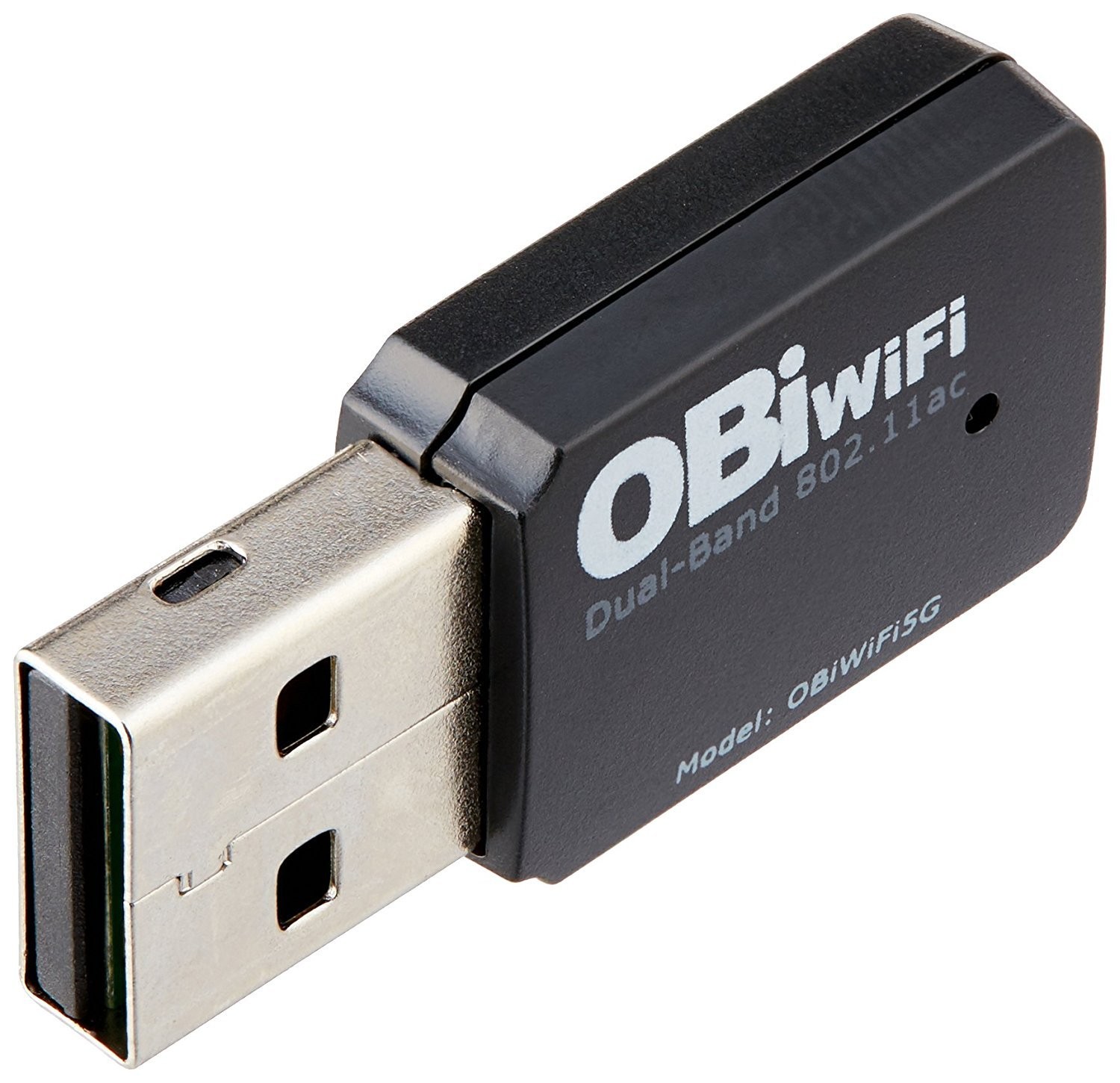 Obihai OBiWiFi5G 2.4/5GHz Wireless 802.11AC Adapter for OBi200, OBi202, Black