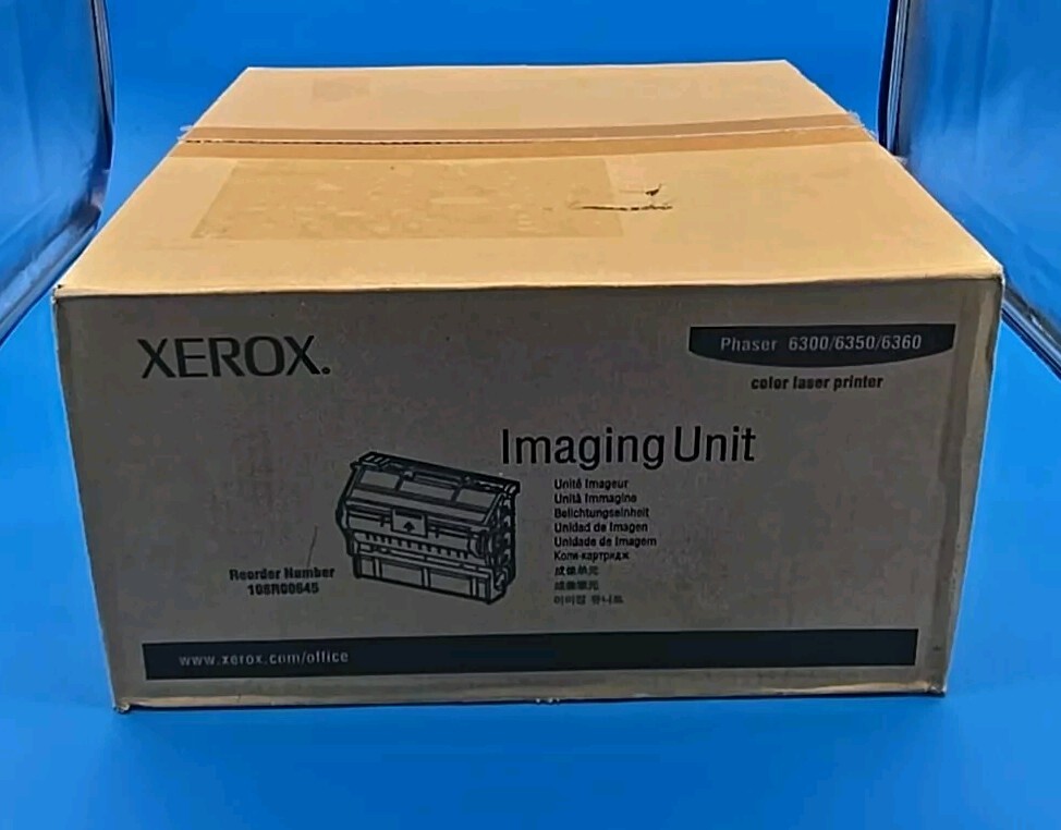 Genuine Xerox Phaser 6300 6350 6360 Imaging Unit 108R00645 Black New