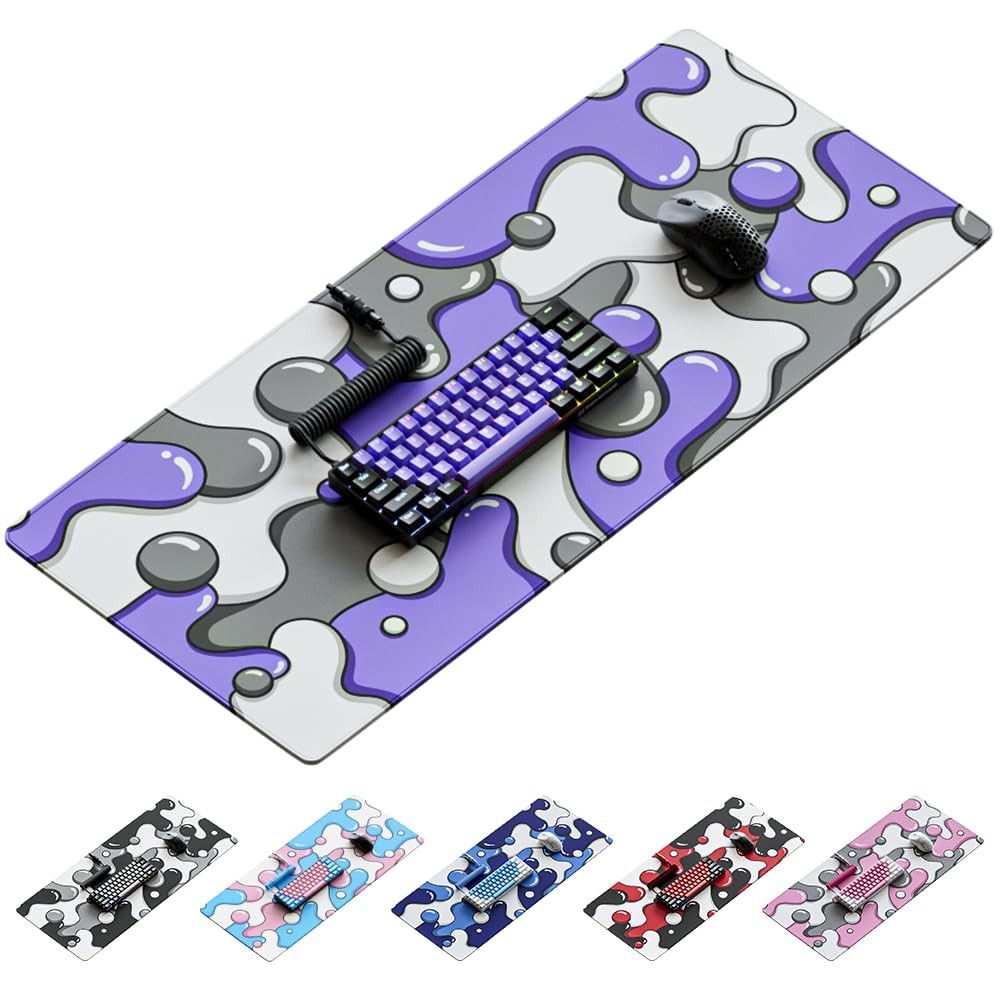 Kraken Gaming Mouse Pad Large Purple XXL Mouse Pad for Gaming - Desk Mat for ...