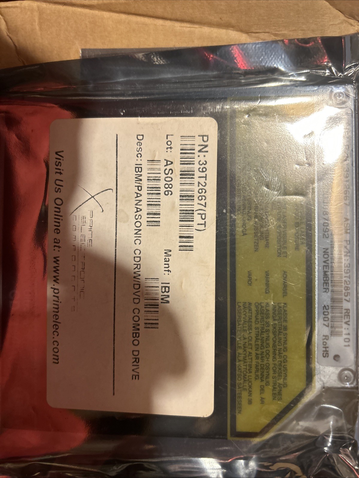 New IBM X-Series x3650 x3850 x3950 Server CD-RW/DVD 39T2667 39M3562 UJDA780